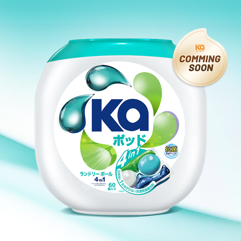 KaPOD - Capsules de lessive universel 4en1 ultra-concentrées - Fabriqué au Japon - 60 lavages