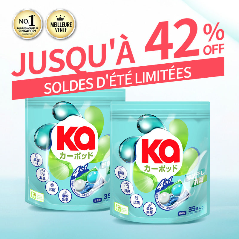 KaPOD - Capsules de Lessive 4en1 Japonaises - 70 lavages