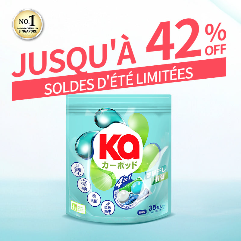 KaPOD - Capsules de Lessive 4en1 Japonaises - 35 lavages
