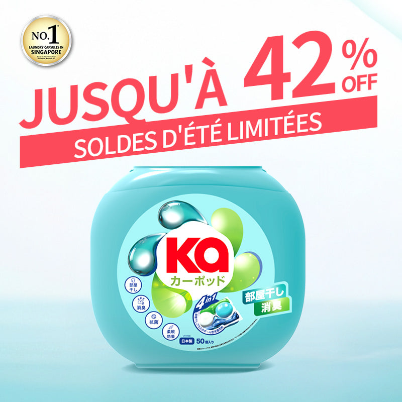KaPOD - Capsules de Lessive 4en1 Japonaises - 50 lavages